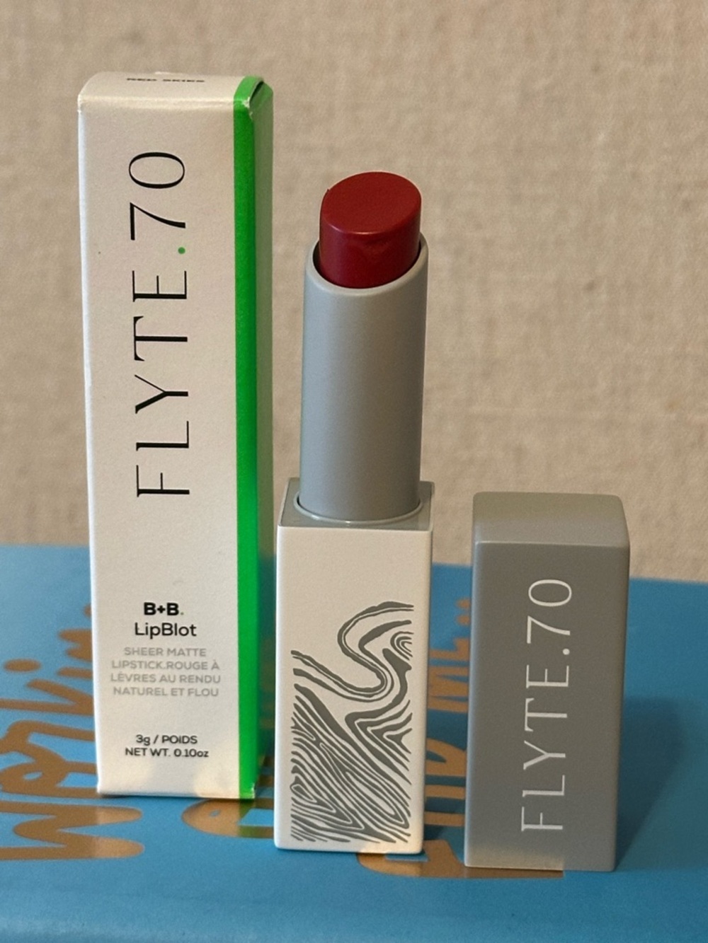 Sheer Matte Lipstick — Warm Red